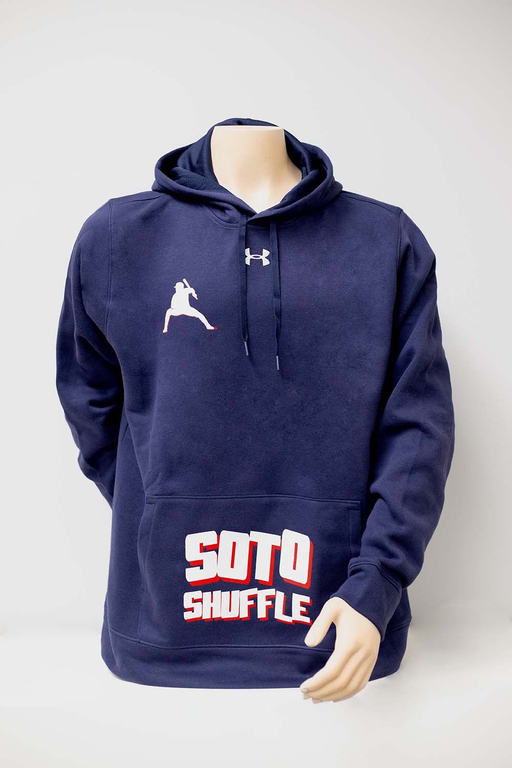 Men's UA Hustle Fleece Hoodie - Navy – Juan Soto Shop